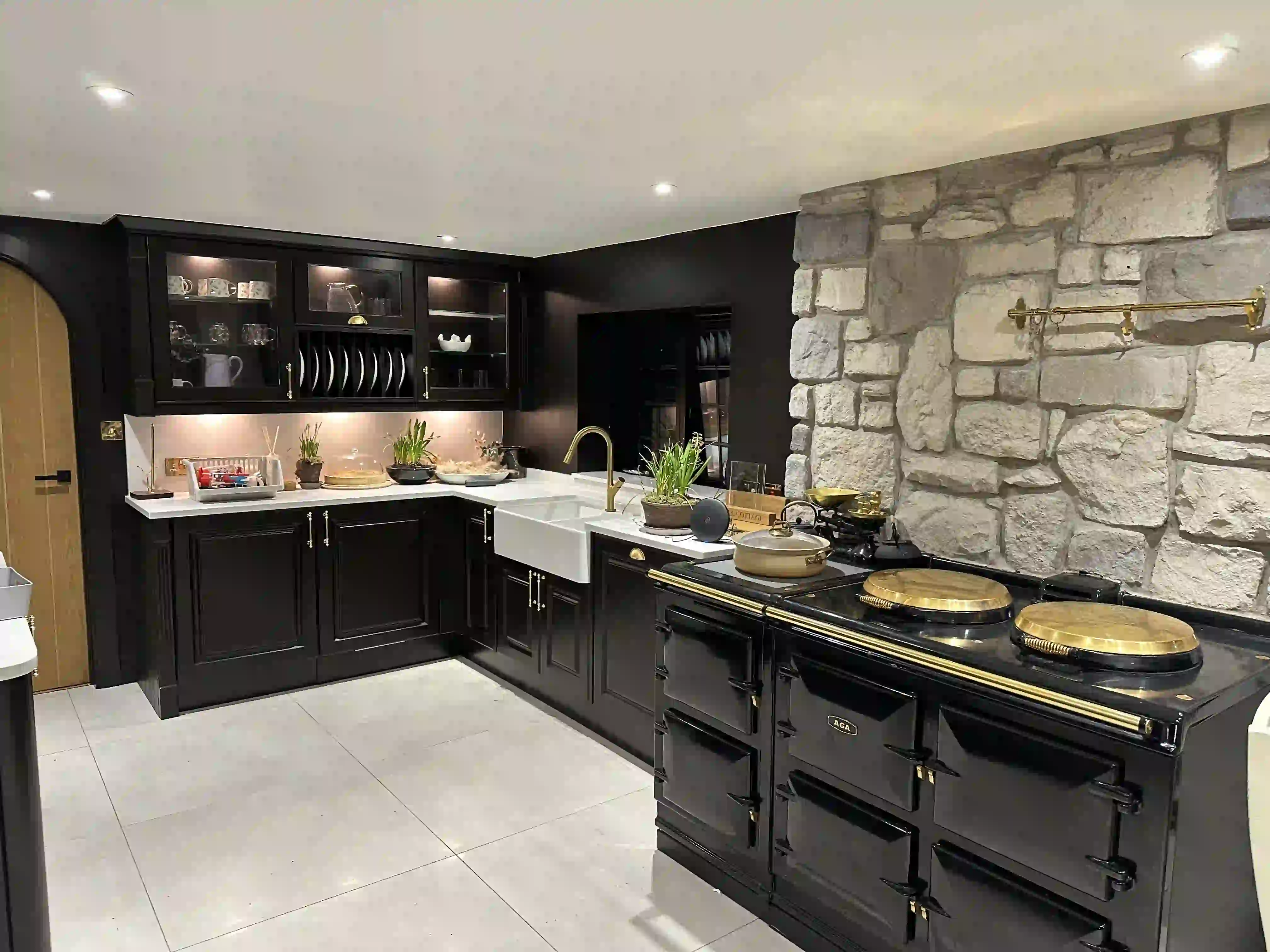 Spray Painted Kitchen